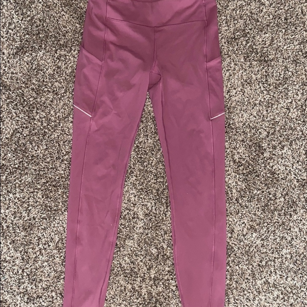 Pink active lulu lemon leggings - Picture 1 of 2